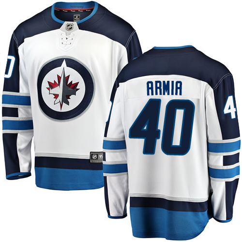 Kinder Winnipeg Jets Eishockey Trikot Joel Armia #40 Breakaway Weiß Fanatics Branded Auswärts